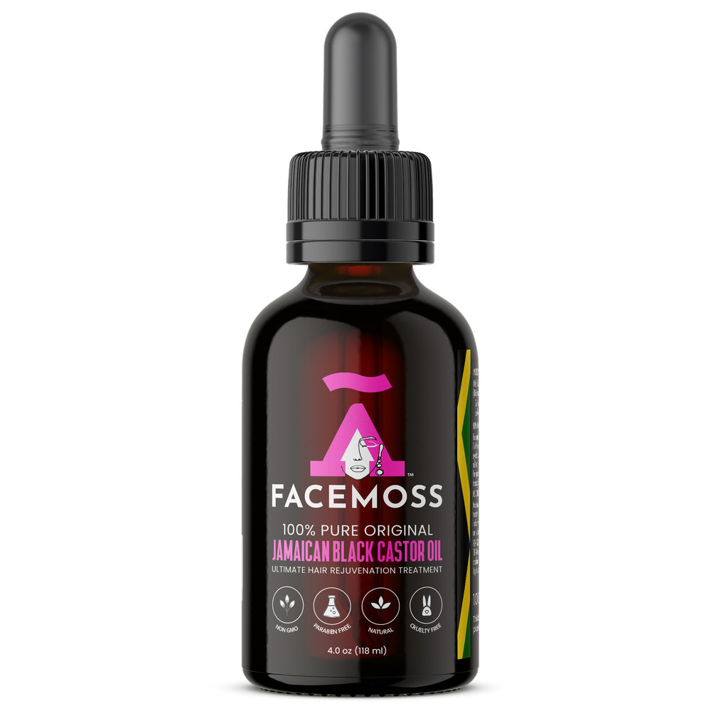 Facemoss 100% Pure Jamaican Black Castor Oil (4 fl oz)