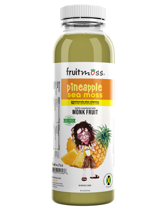 FruitMoss Pineapple Sea Moss Drink