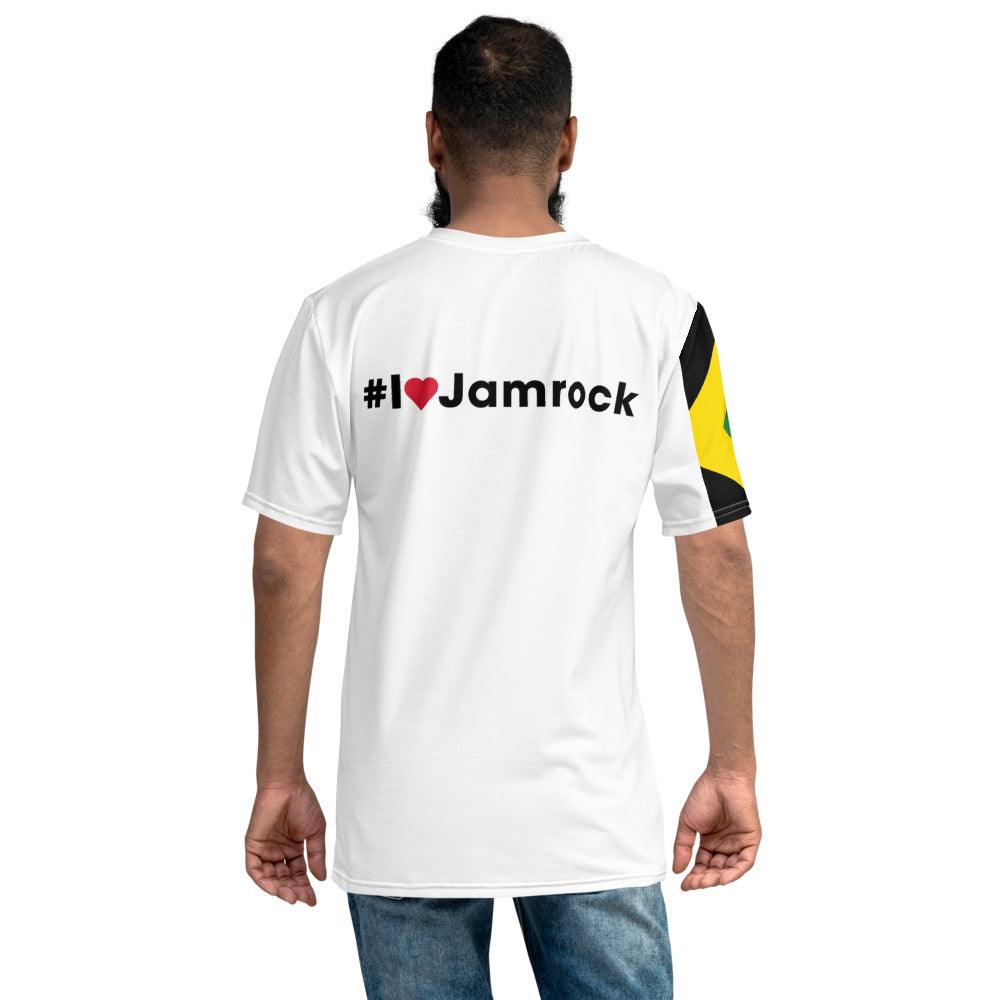 Men's #BUMBOCLAAT T-shirt - I love Jamrock Krazee Rasta Authentic Jamaican Products